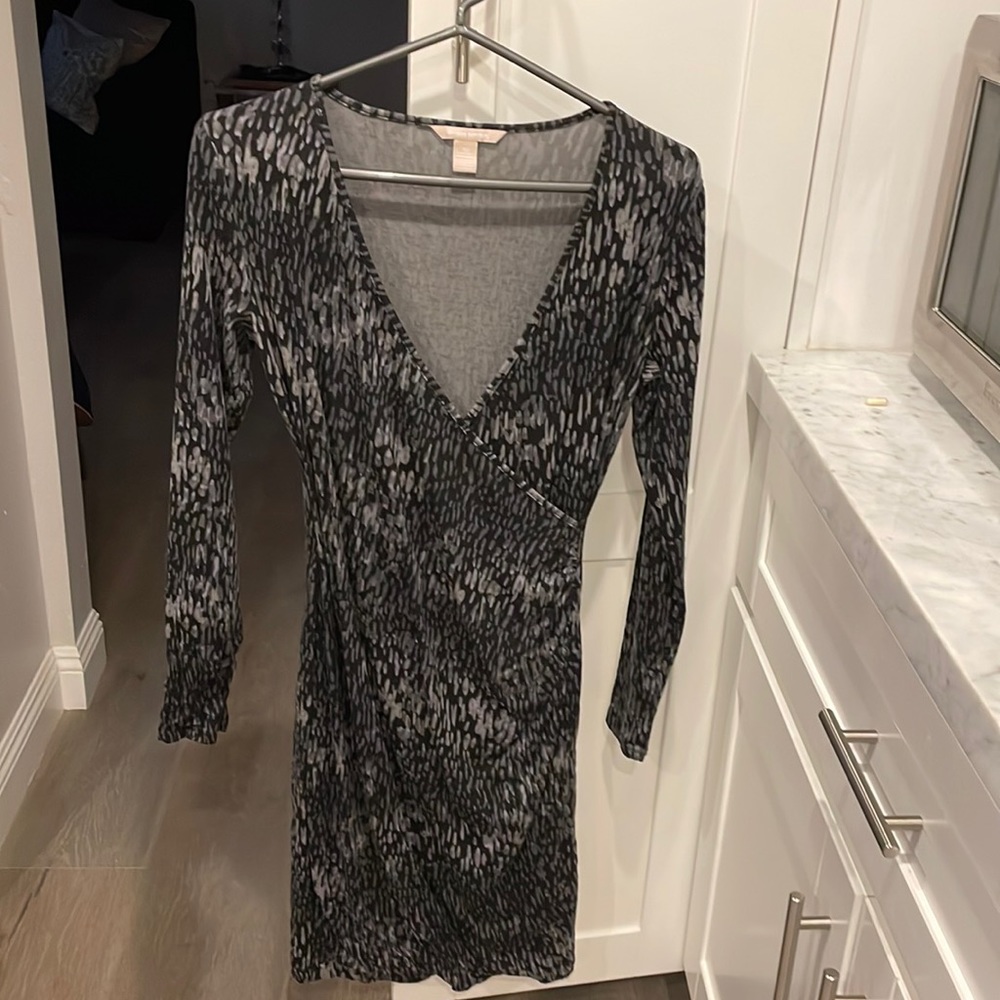 Faux wrap dress